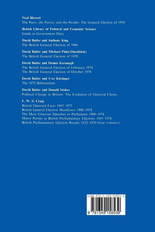 Produktbild: Electoral Dynamics in Britain since 1918