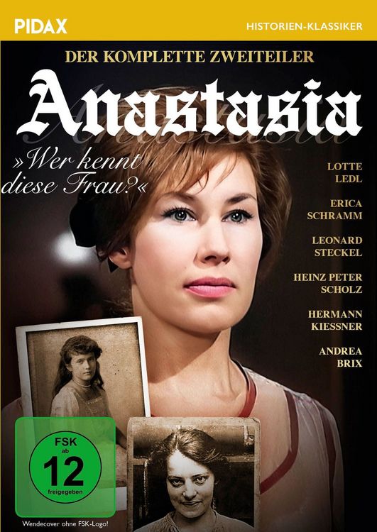 Produktbild: Anastasia / Aufw&auml;ndiger Zweiteiler nach dem wahren Fall um die angebliche Zarentochter (Pidax Historien-Klassiker)