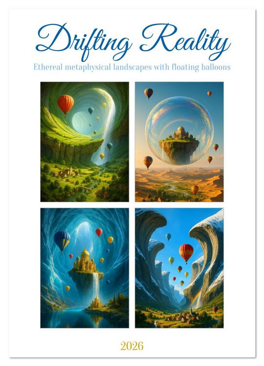 Produktbild: Drifting Reality (Wall Calendar 2026 DIN A3 portrait), CALVENDO 12 Month Wall Calendar