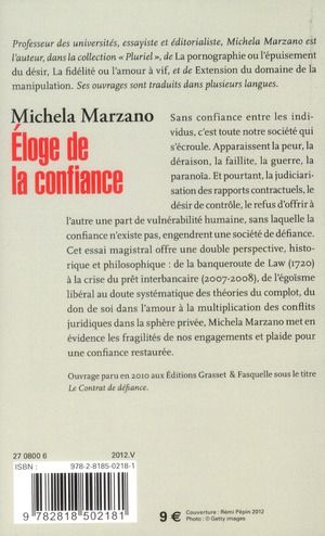 Produktbild: Eloge de la Confiance