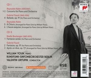 Produktbild: Youn, W: Boulanger, Faur&eacute;, Hahn/2 CDs