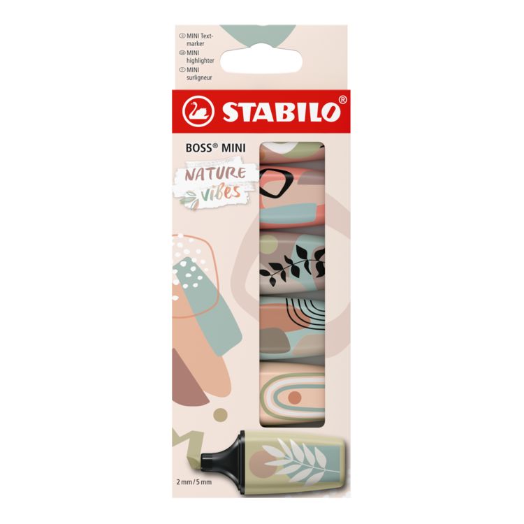 Produktbild: STABILO Textmarker BOSS MINI Naturevibes