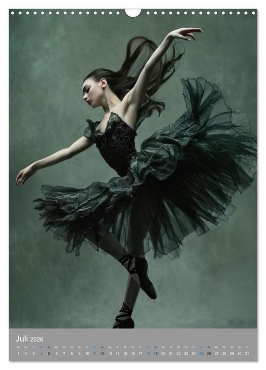 Produktbild: M&auml;rchenhafte Ballerina (Wandkalender 2026 DIN A3 hoch), CALVENDO Monatskalender