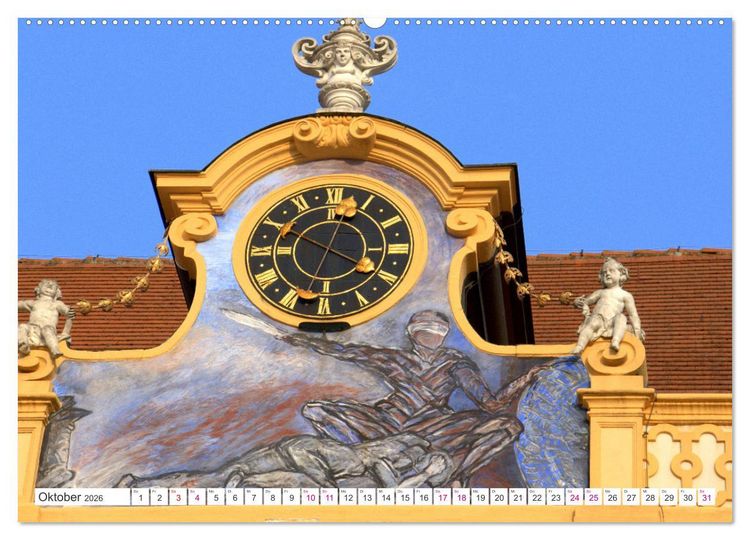 Produktbild: Ansichten vom Stift in Melk (Wandkalender 2026 DIN A2 quer), CALVENDO Monatskalender