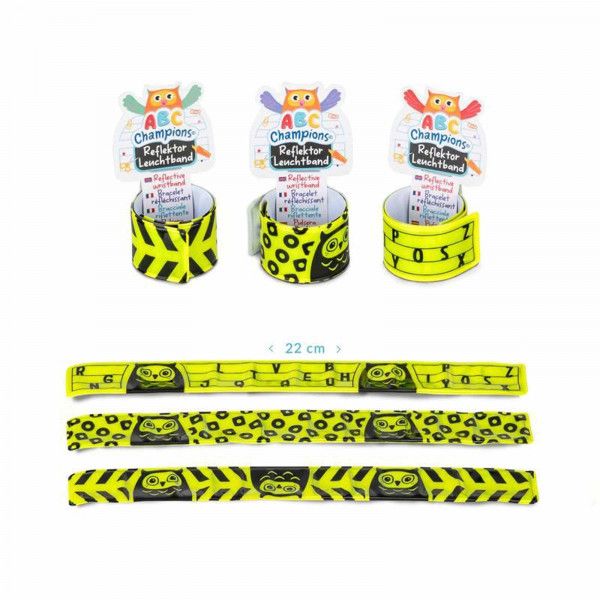 Produktbild: TRENDHAUS&reg; Armband reflektierend ABC Champions