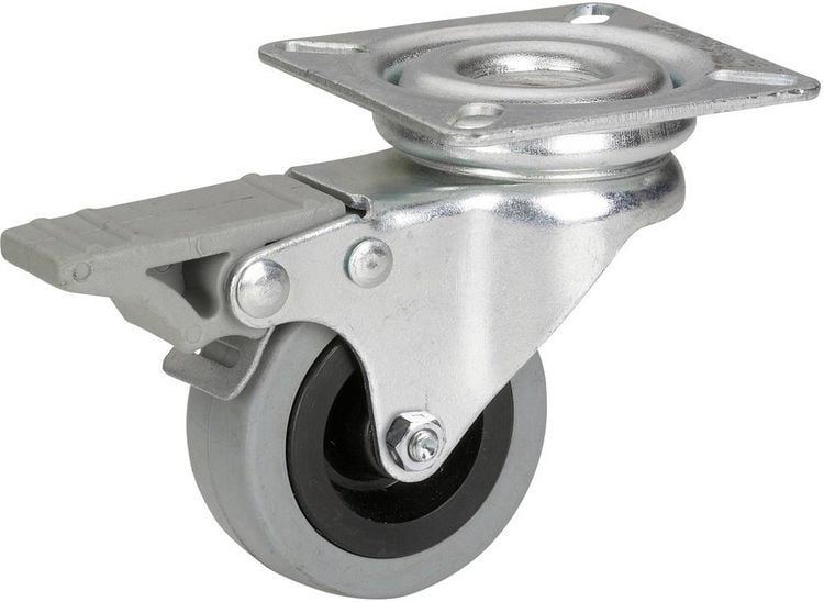 Produktbild: d&ouml;rner + helmer 771100C Lenkrolle Rad-Durchmesser: 50mm Tragf&auml;higkeit (max.): 35kg 1St.