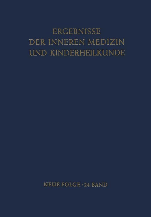Produktbild: Ergebnisse der Inneren Medizin und Kinderheilkunde