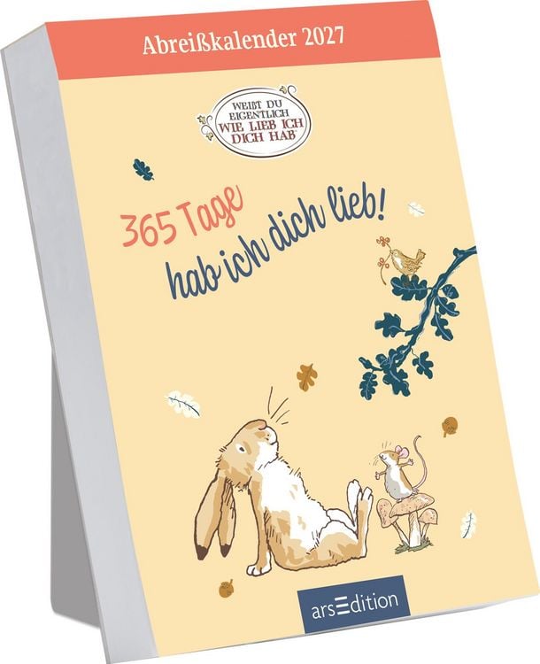 Produktbild: Abrei&szlig;kalender Wei&szlig;t du eigentlich, wie lieb ich dich hab? 2027