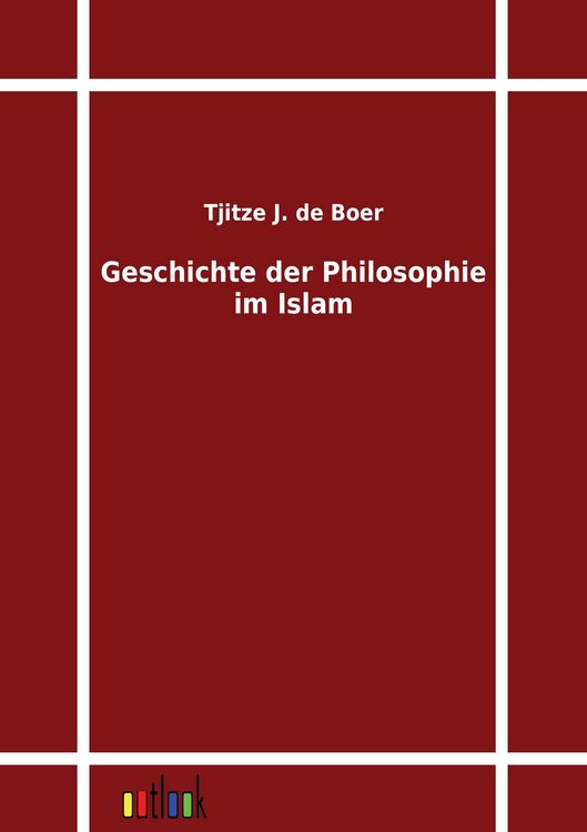 Produktbild: Geschichte der Philosophie im Islam