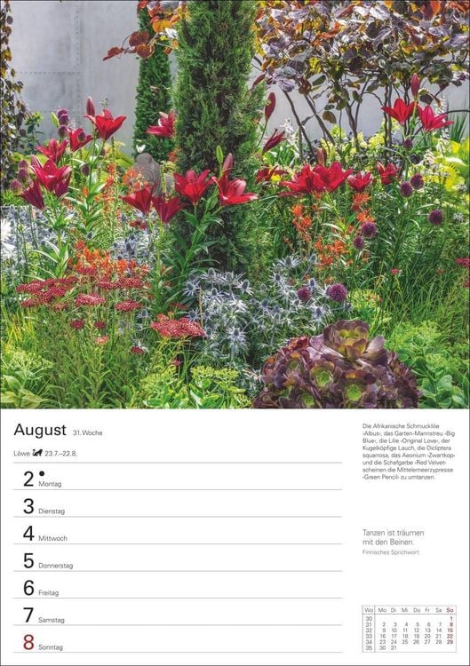 Produktbild: Gartenparadiese Wochenplaner 2027 - 53 faszinierende Fotografien