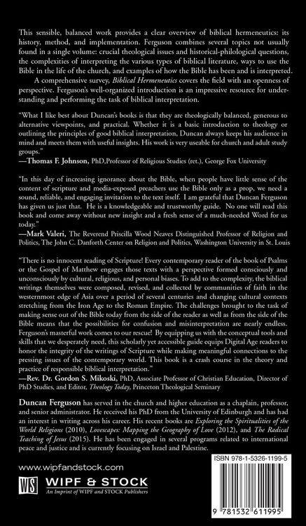 Produktbild: Biblical Hermeneutics