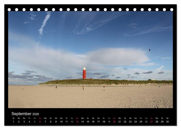 Produktbild: Texel, eine Perle Hollands (Tischkalender 2026 DIN A5 quer), CALVENDO Monatskalender