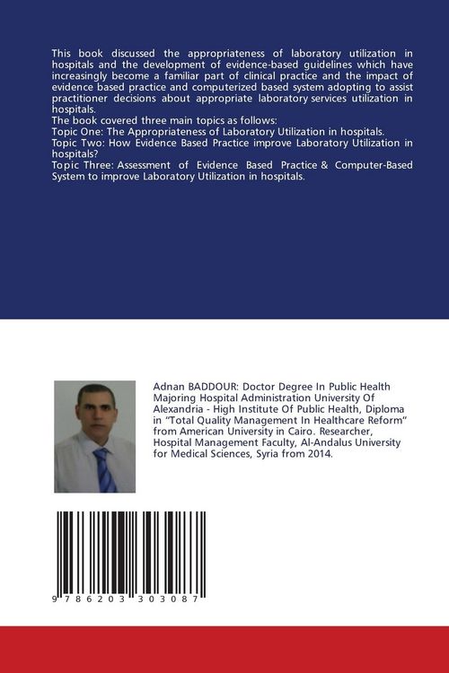 Produktbild: Evidence Based Practice in Hospital Laboratory Services Utilization