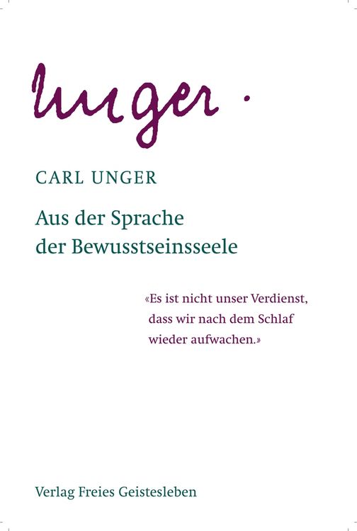 Produktbild: Aus der Sprache der Bewusstseinsseele