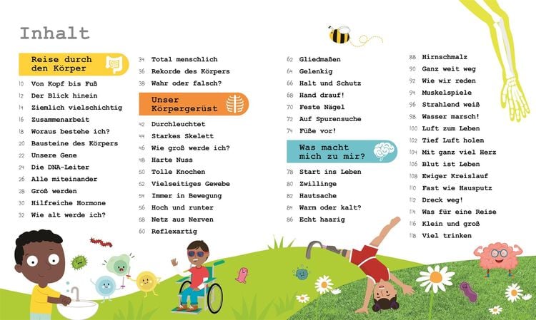 Wissen für Vorschulkids. Was weißt du über den Körper?
