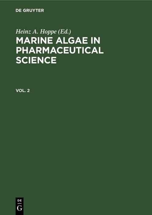 Produktbild: Marine Algae in Pharmaceutical Science. Vol. 2