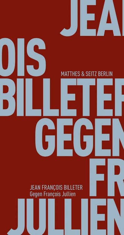 Produktbild: Gegen Fran&ccedil;ois Jullien