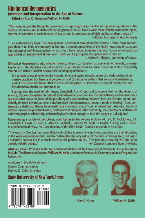 Produktbild: Rhetorical Hermeneutics