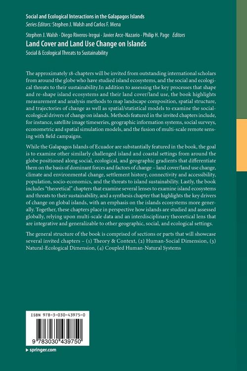 Produktbild: Land Cover and Land Use Change on Islands