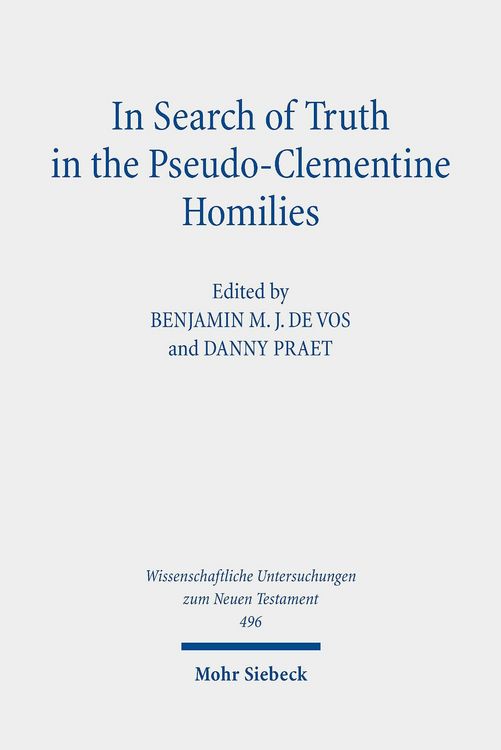 Produktbild: In Search of Truth in the Pseudo-Clementine Homilies