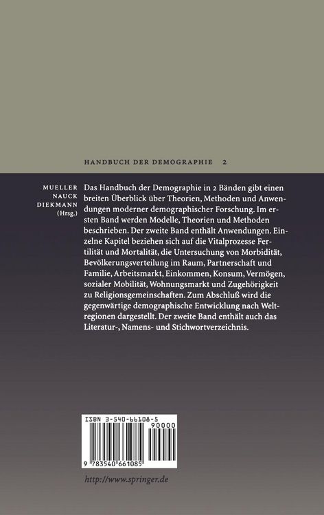 Handbuch der Demographie 2