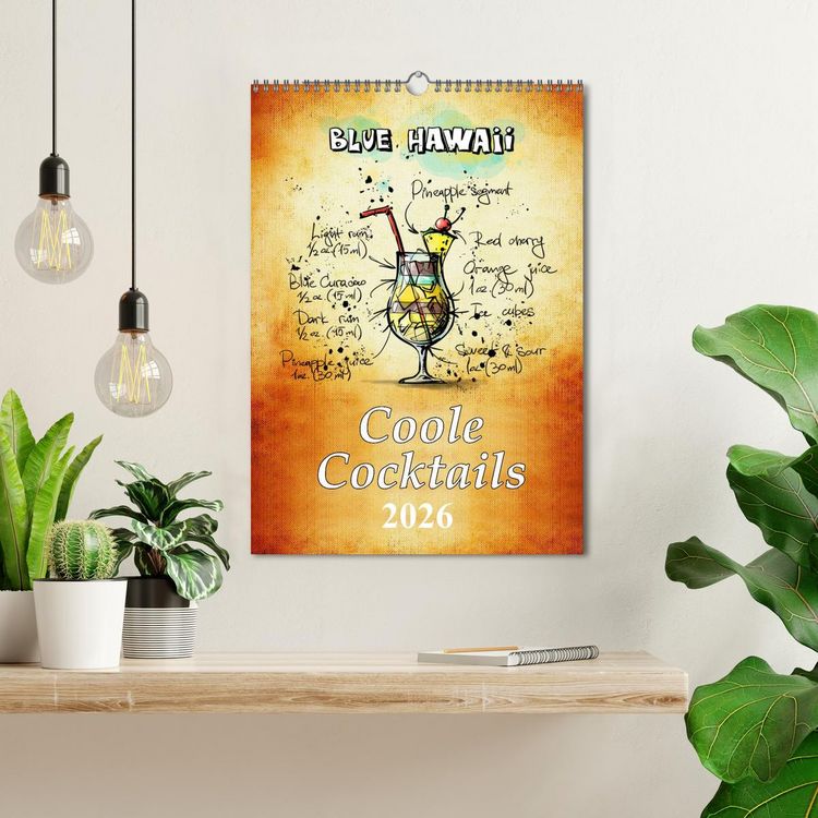 Produktbild: Coole Cocktails (Wandkalender 2026 DIN A3 hoch), CALVENDO Monatskalender