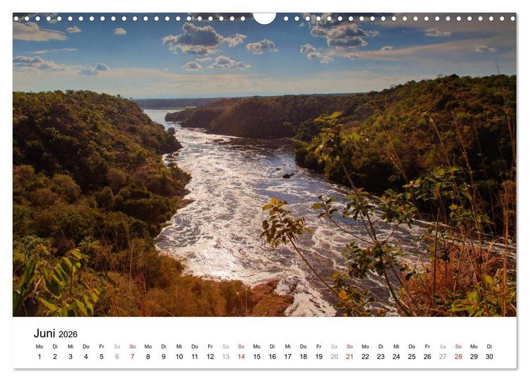 Produktbild: Uganda - die Perle Afrikas (Wandkalender 2026 DIN A3 quer), CALVENDO Monatskalender