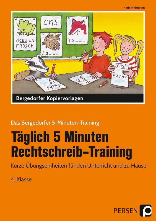 Produktbild: T&auml;glich 5 Minuten Rechtschreib-Training 4. Klasse
