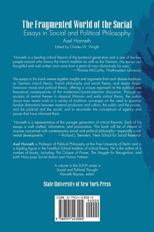 Produktbild: The Fragmented World of the Social