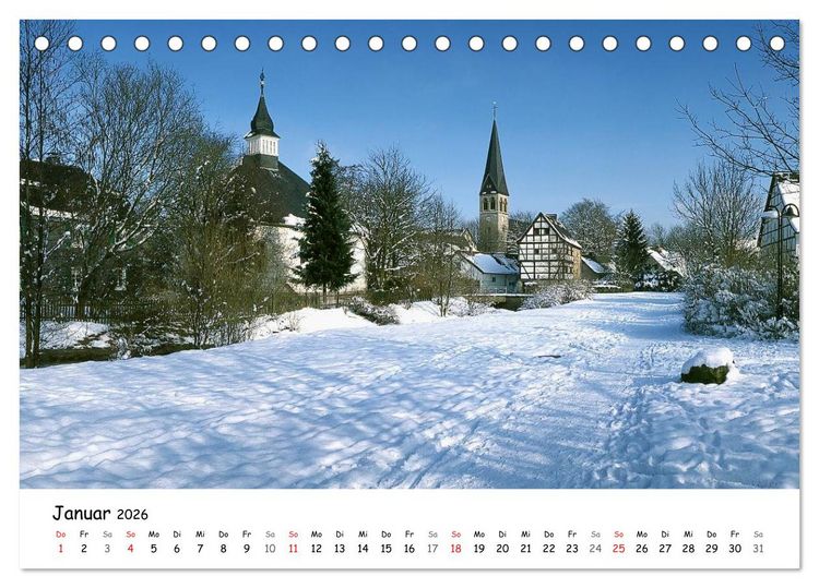 Produktbild: Haaner Bilderbogen 2026 (Tischkalender 2026 DIN A5 quer), CALVENDO Monatskalender