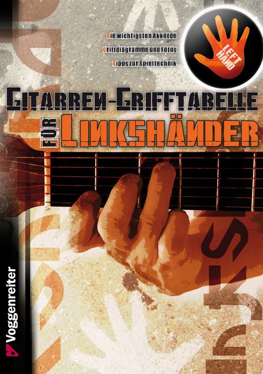 Produktbild: GRIFFTABELLE F&Uuml;R LINKSH&Auml;NDER