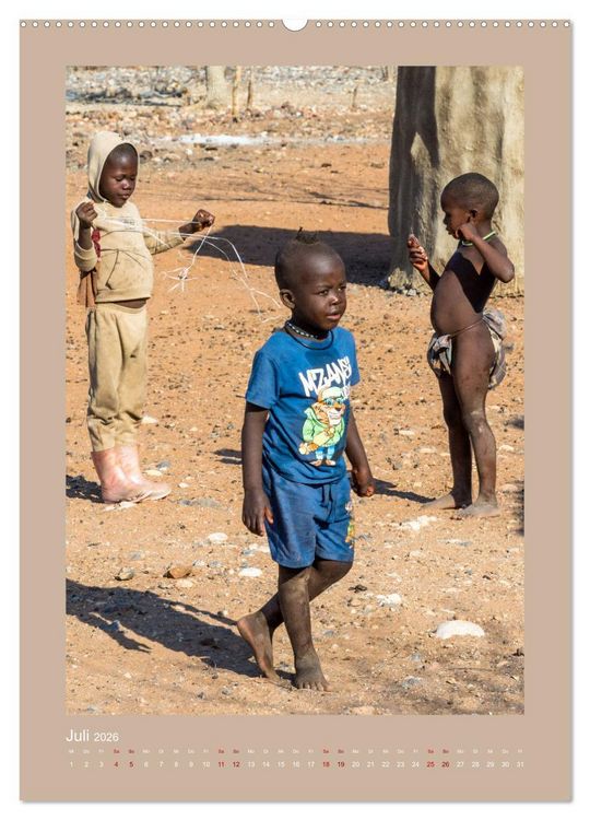 Produktbild: Besuch bei den Himbas - Namibia (hochwertiger Premium Wandkalender 2026 DIN A2 hoch), Kunstdruck in Hochglanz