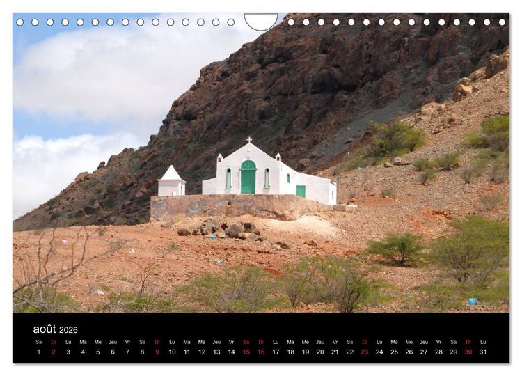 Produktbild: Voyage au Cap-Vert, Boa Vista (Calendrier mural 2026 DIN A4 vertical), CALVENDO calendrier mensuel