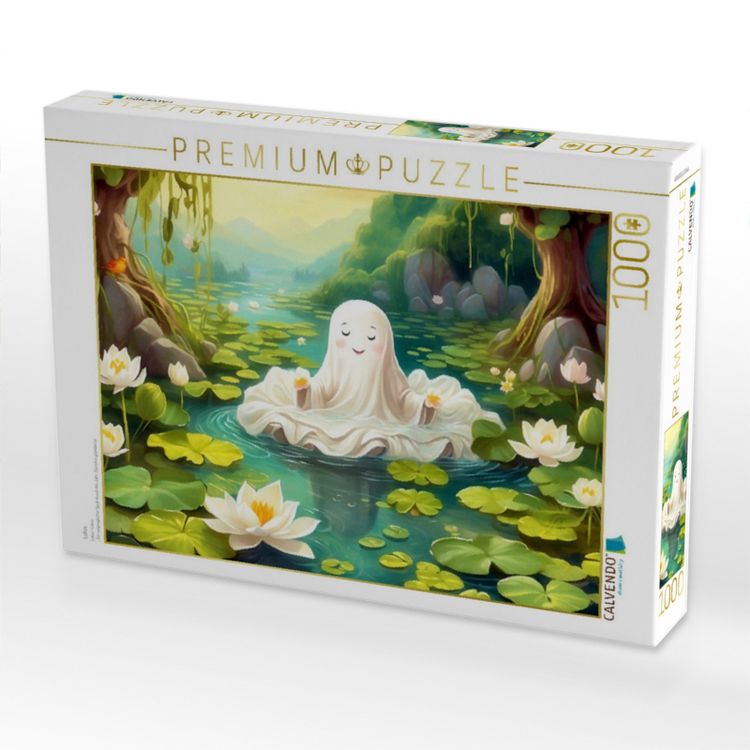 Produktbild: CALVENDO Puzzle Lotus | 1000 Teile Lege-Gr&ouml;&szlig;e 64x48cm Foto-Puzzle f&uuml;r gl&uuml;ckliche Stunden