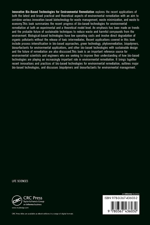 Produktbild: Innovative Bio-Based Technologies for Environmental Remediation