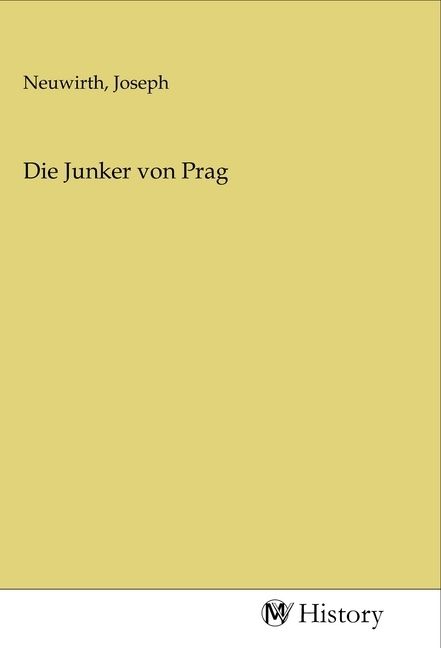 Produktbild: Die Junker von Prag
