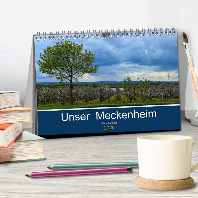 Produktbild: Unser Meckenheim (Tischkalender 2026 DIN A5 quer), CALVENDO Monatskalender