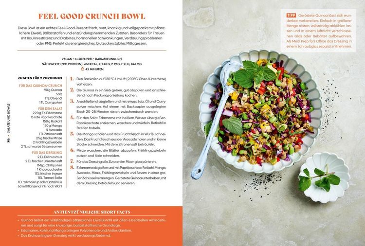 Produktbild: Healthy Food, Happy Me &ndash; Antientz&uuml;ndliche Ern&auml;hrung f&uuml;r Frauen