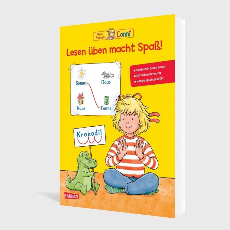 Produktbild: Conni Gelbe Reihe (Besch&auml;ftigungsbuch): Lesen &uuml;ben macht Spa&szlig;!