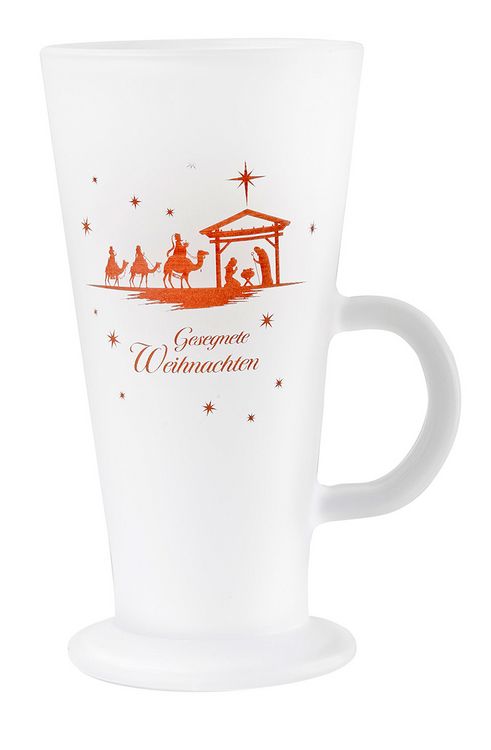 Produktbild: Glastasse &raquo;Gesegnete Weihnachten&laquo;
