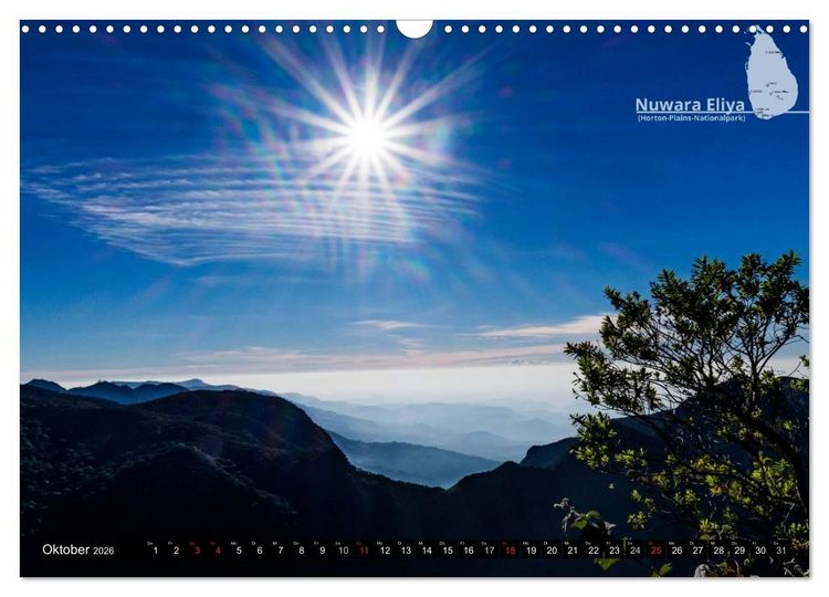 Produktbild: Sri Lanka, eine Reise &uuml;ber die Insel der King Coconut (Wandkalender 2026 DIN A3 quer), CALVENDO Monatskalender