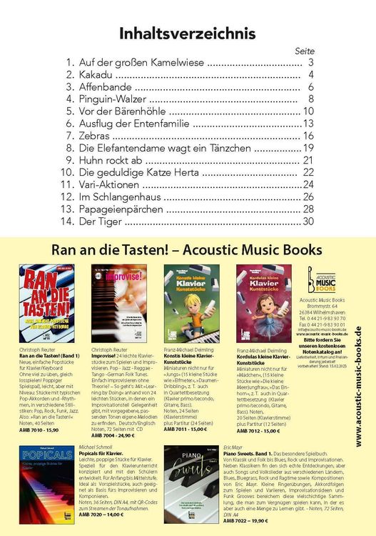 Produktbild: Tasten-Tierpark.