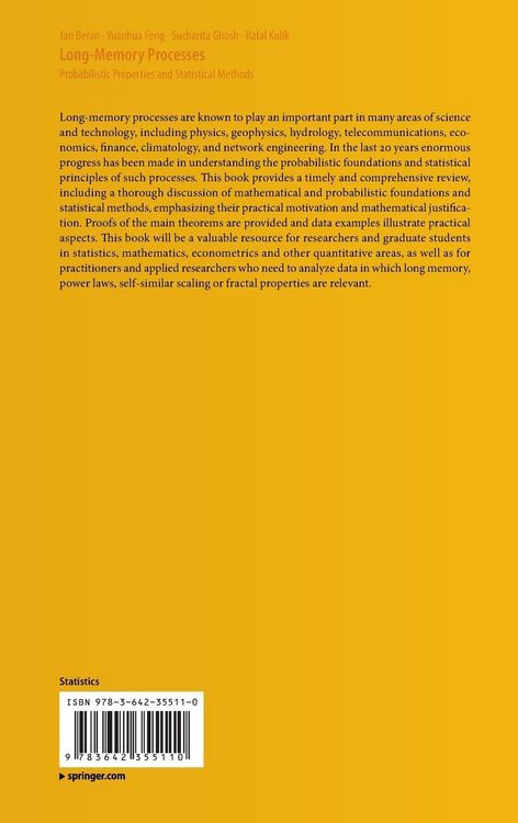 Produktbild: Long-Memory Processes