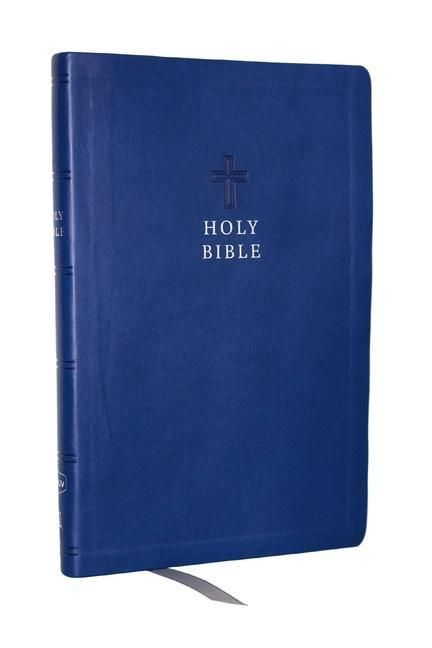 Produktbild: KJV Holy Bible: Value Ultra Thinline, Blue Leathersoft, Red Letter, Comfort Print: King James Version