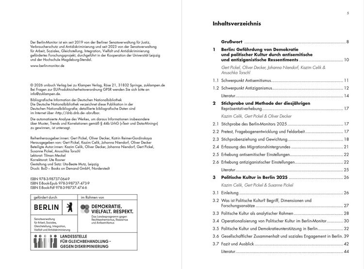 Produktbild: Der Berlin-Monitor 2025