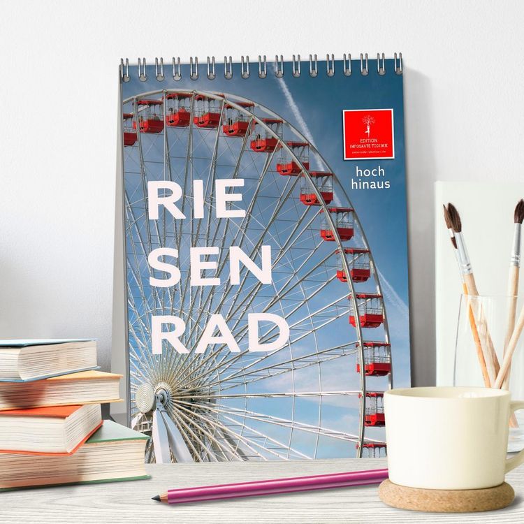 Produktbild: Riesenrad - hoch hinaus (Tischkalender 2026 DIN A5 hoch), CALVENDO Monatskalender