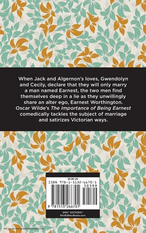 Produktbild: The Importance of Being Earnest
