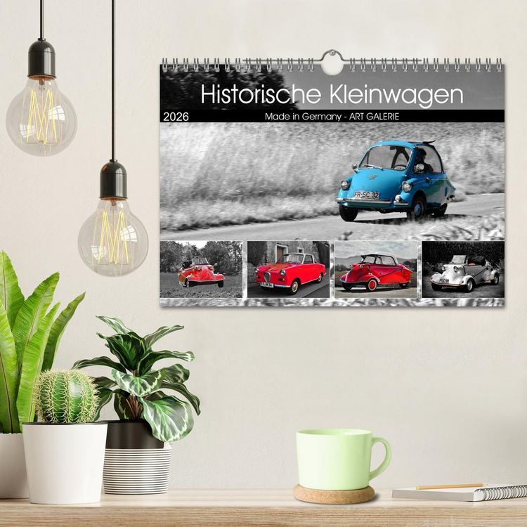 Produktbild: Historische Kleinwagen Made in Germany ART GALERIE (Wandkalender 2026 DIN A4 quer), CALVENDO Monatskalender