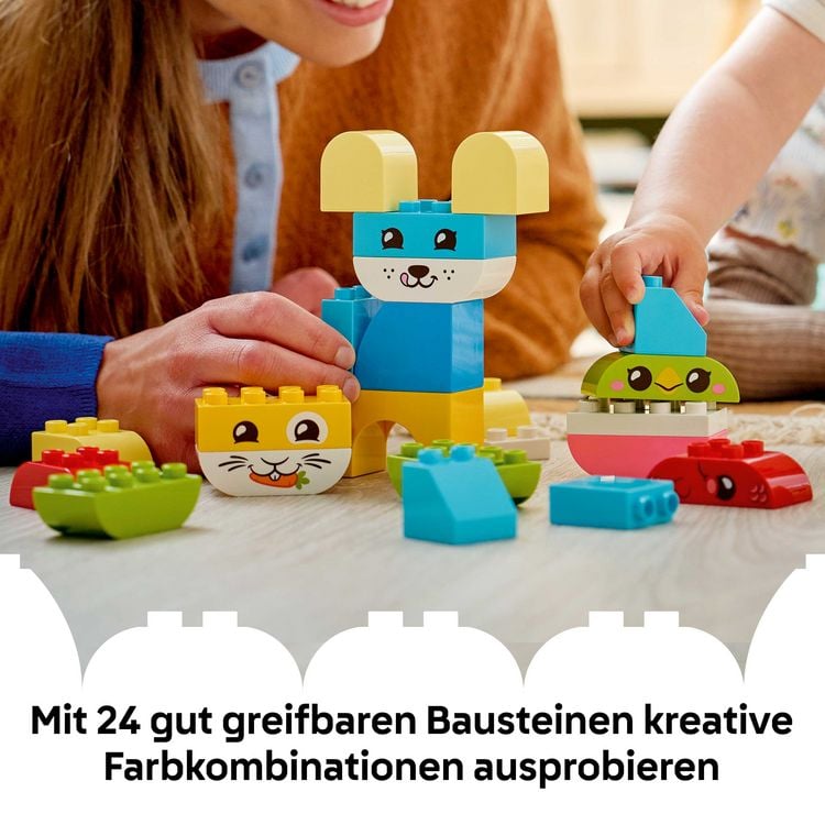 Produktbild: LEGO DUPLO 10477 3-in-1 Kreative Tiere, Spielzeug f&uuml;r Kinder ab 1 Jahr