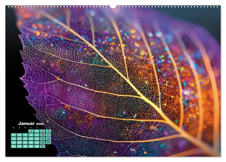 Produktbild: Herbstgefl&uuml;ster - Farben, die vom Wind erz&auml;hlen (Wandkalender 2026 DIN A2 quer), CALVENDO Monatskalender